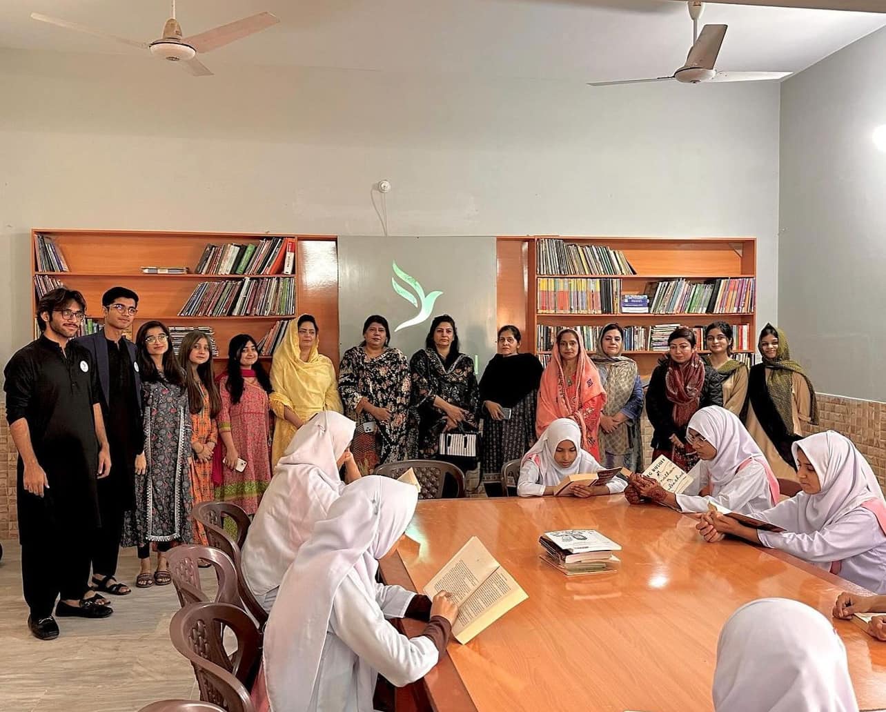 Library making and Book donation at Mehran Girls School, Hyderabad