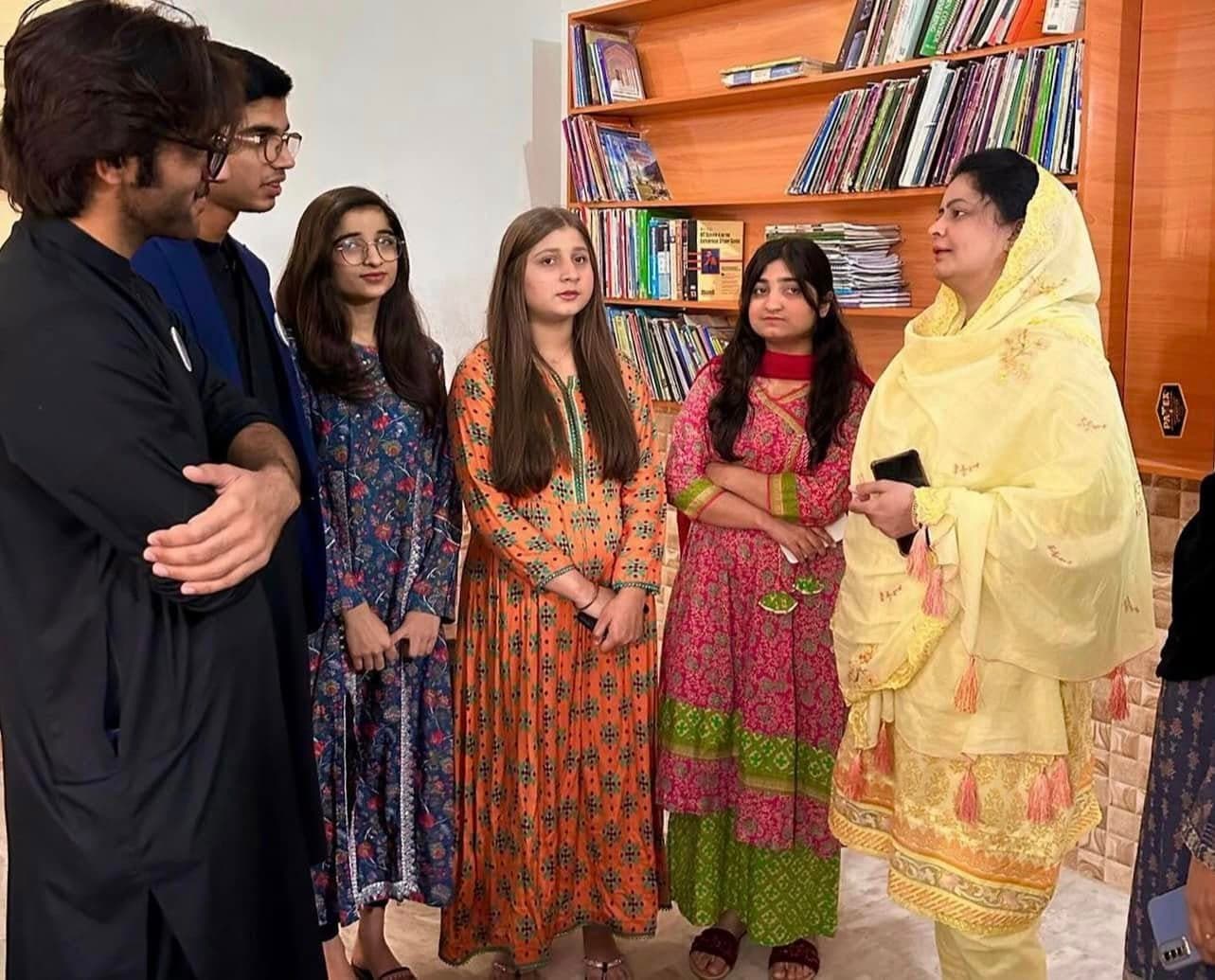 Library making and Book donation at Mehran Girls School, Hyderabad